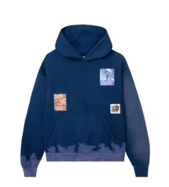 Lotta Tyvek Hoodie (Navy Tie Dye)