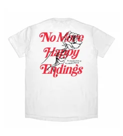 No More Happy Endings Tee (Off White)