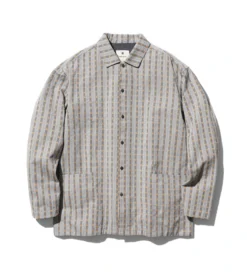 Snow Peak Cotton Dobby Herringbone Shirt (Orangedot)