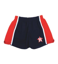 Mitchell & Ness Houston Astros Women's Jump Shot Shorts (Navy)
