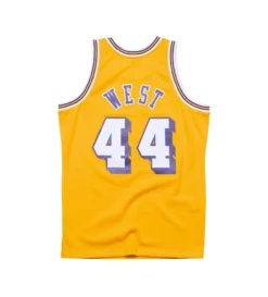 Mitchell & Ness 1971-72 Jerry West Los Angeles Lakers Swingman Jersey (Light Gold)