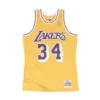 Mitchell & Ness 1996 Shaquille O'Neal NBA Swingman Home Jersey Lakers (Light Gold) -Unisex Clothing Sales SMJYGS18177 LALLTGD96SON