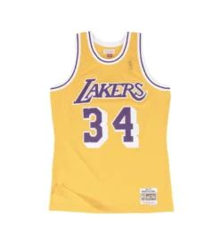 Mitchell & Ness 1996 Shaquille O'Neal NBA Swingman Home Jersey Lakers (Light Gold)