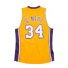 Mitchell & Ness 1999 Los Angeles Lakers Shaquille O'Neal NBA Swingman Home Jersey (Light Gold)