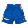 Mitchell & Ness Nuggets NBA Swingman Road Shorts (Royal) -Unisex Clothing Sales SMSHGS18228 DNUROYA91