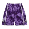 Mitchell & Ness 2009-10 Los Angeles Lakers Galaxy Swingman Shorts (Purple) -Unisex Clothing Sales SMSHKM19054 LALPURP09
