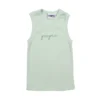 Cursive Baby Rib Tank (Jade) -Unisex Clothing Sales SP22 PR CUR JAD