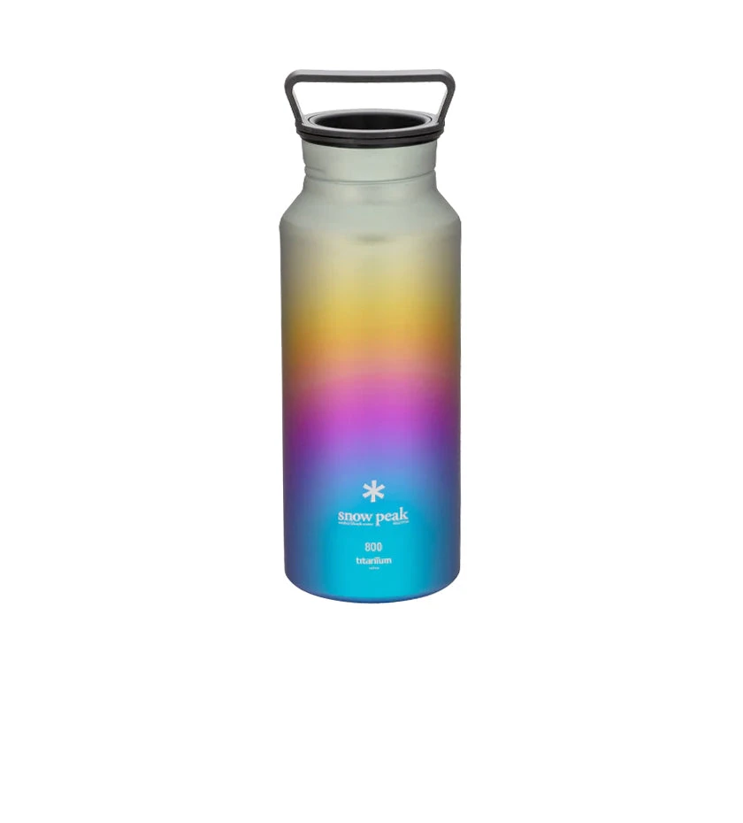 Snow Peak Titanium Aurora Bottle (Rainbow) 3 Snow Peak Titanium Aurora Bottle (Rainbow)