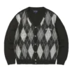Argyle Cardigan (Black) -Unisex Clothing Sales tn223kknck01 blk